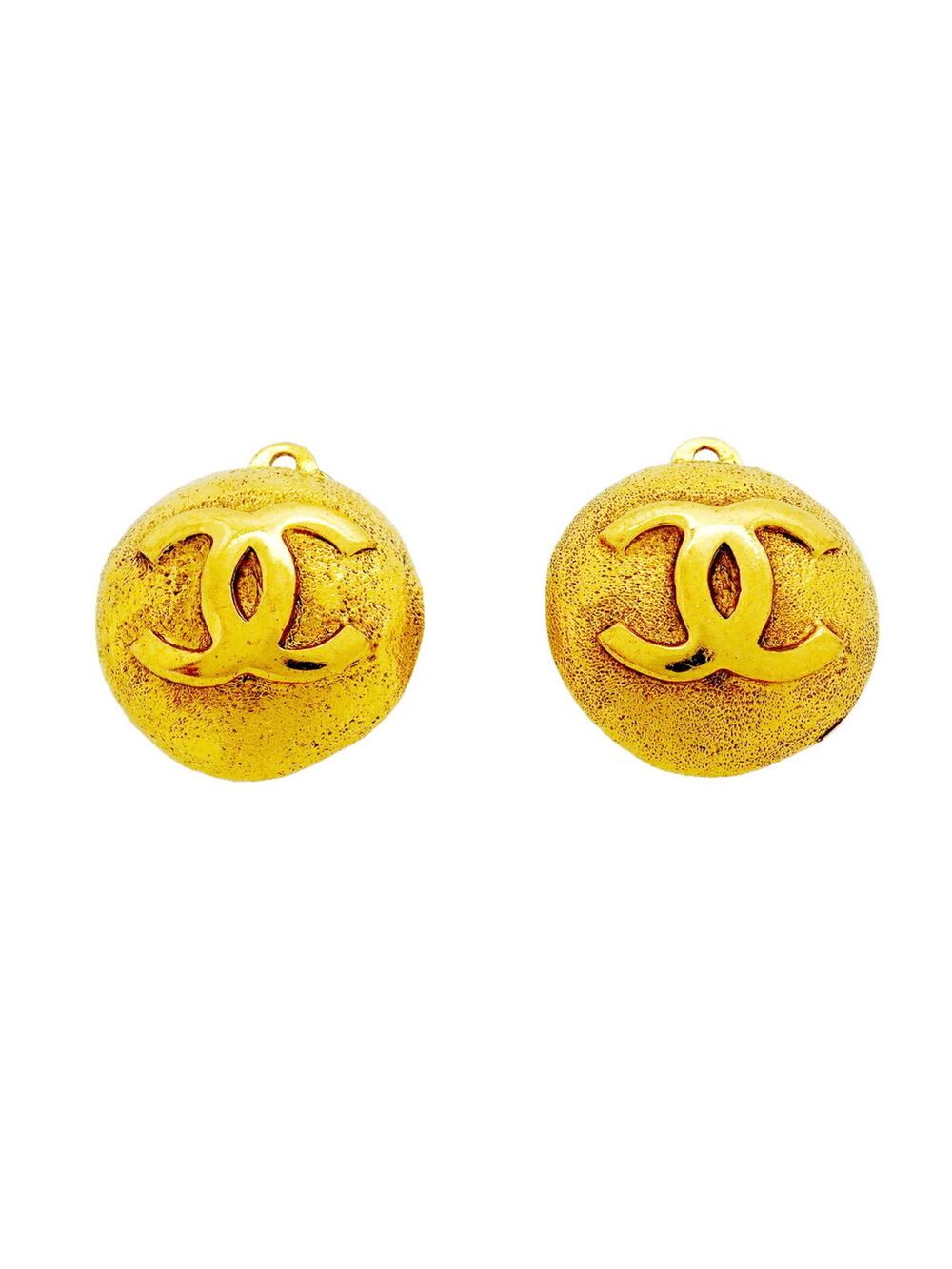 Chanel Cc Logo Circle Clip-On Earrings #371382C58B